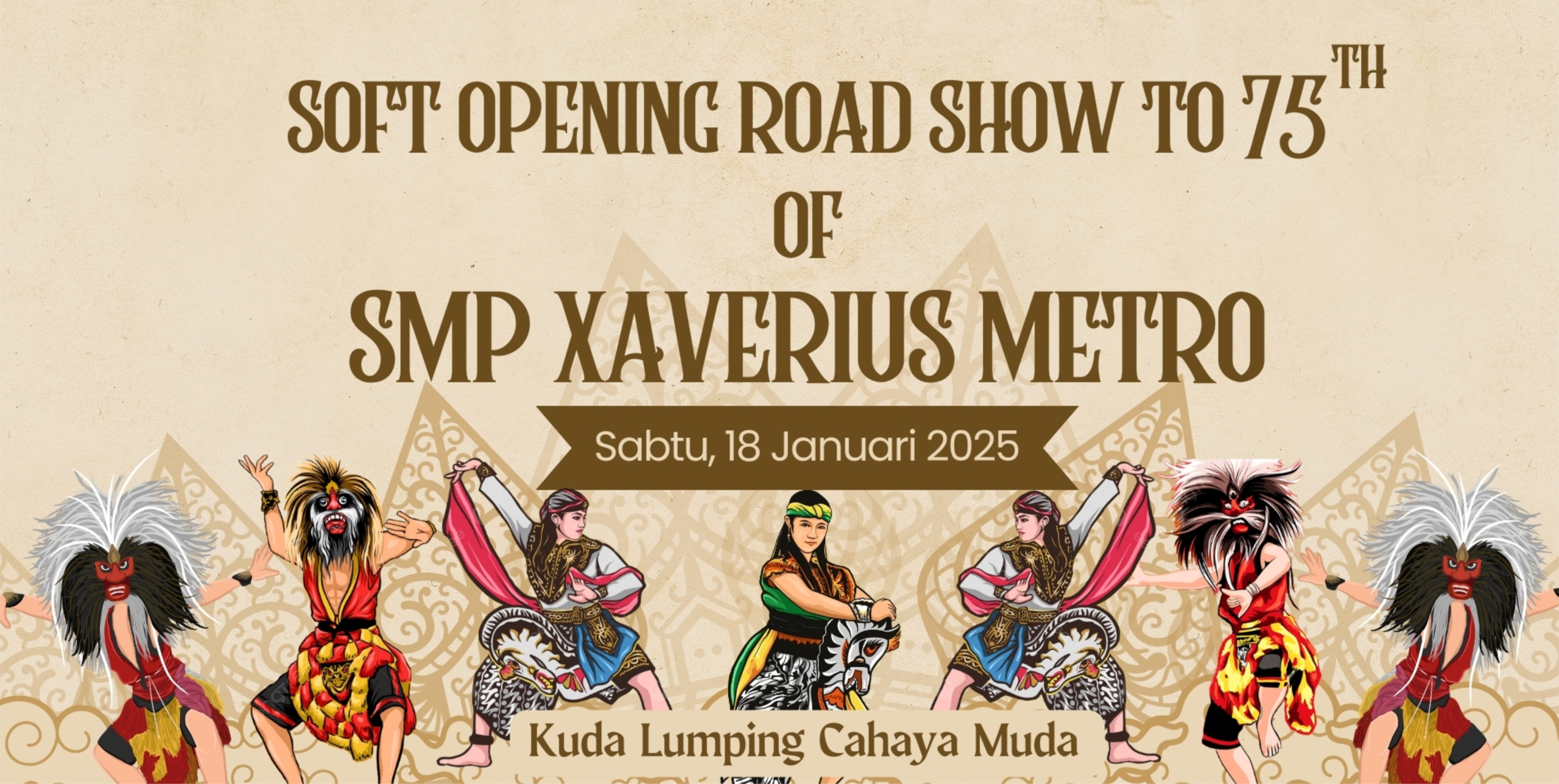Semarak HUT ke-75, SMP Xaverius Metro Gelar Soft Opening Penuh Kreativitas dan Kebersamaan