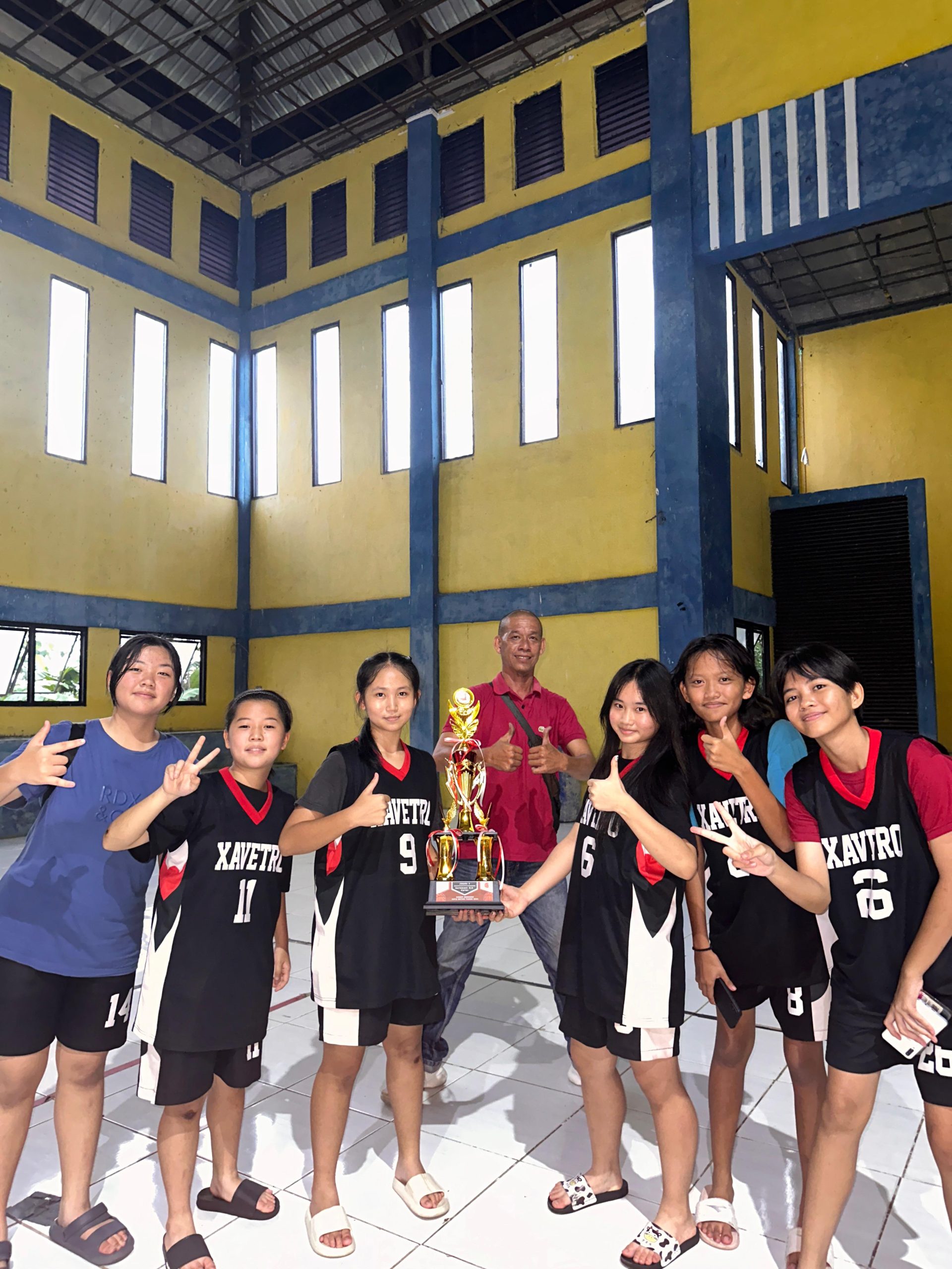 Turnamen basket antar SMP di Metro Lampung