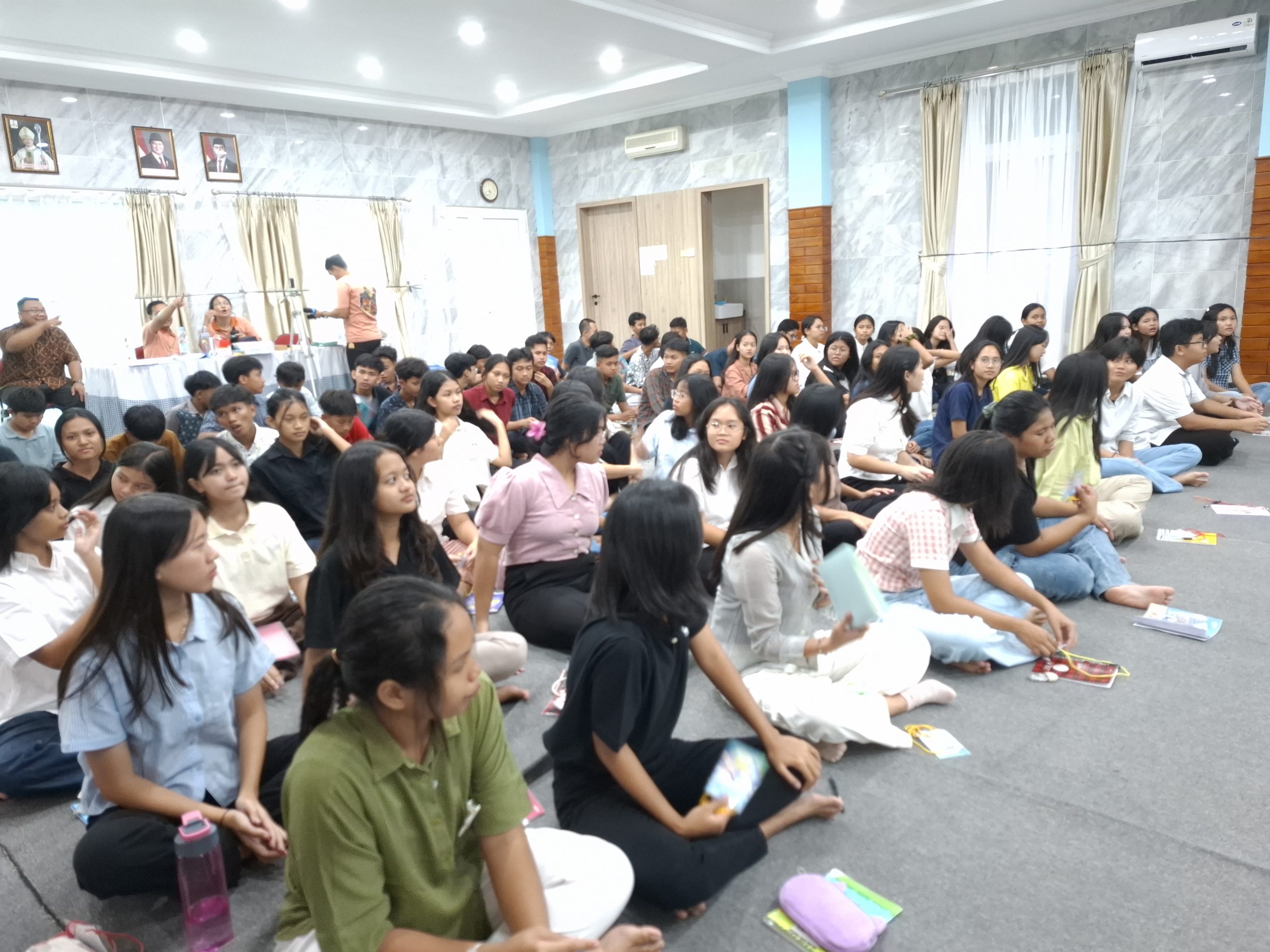 Kegiatan awal Binter SMP Xaverius Metro 2025