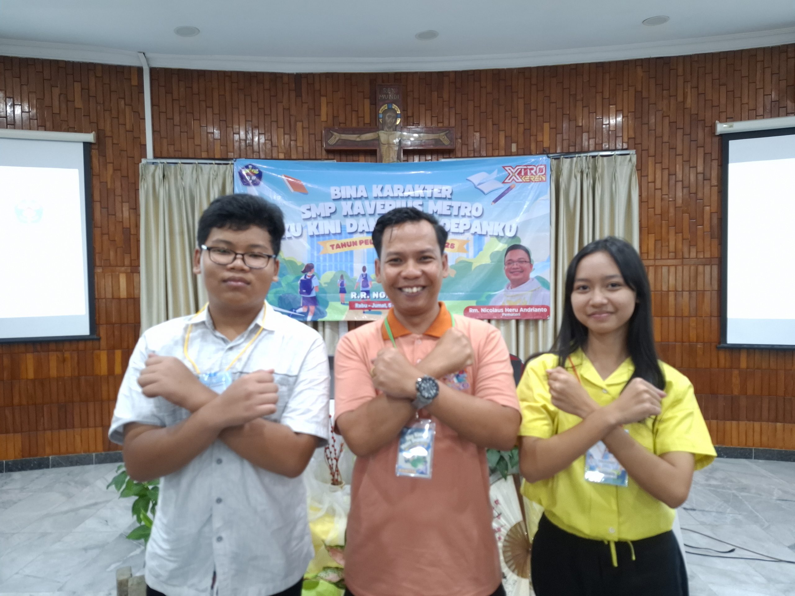 Pembukaan Bina Karakter SMP Xaverius Metro 2025