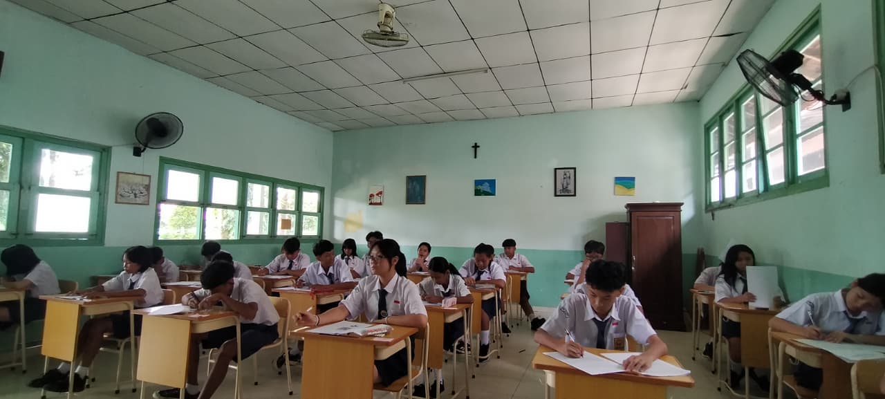 Pelaksanaan PSTS SMP Xaverius Metro Tahun Pelajaran 2025/2026