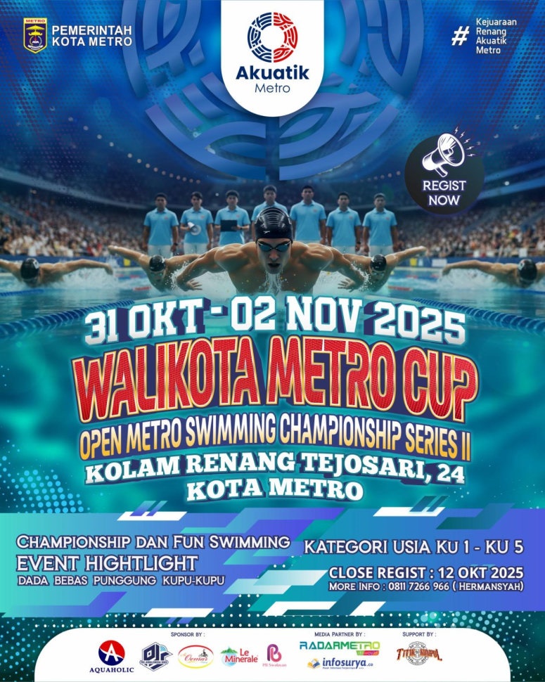 Banner METRO SWIMMING CHAMPIONSHIP SERIES II