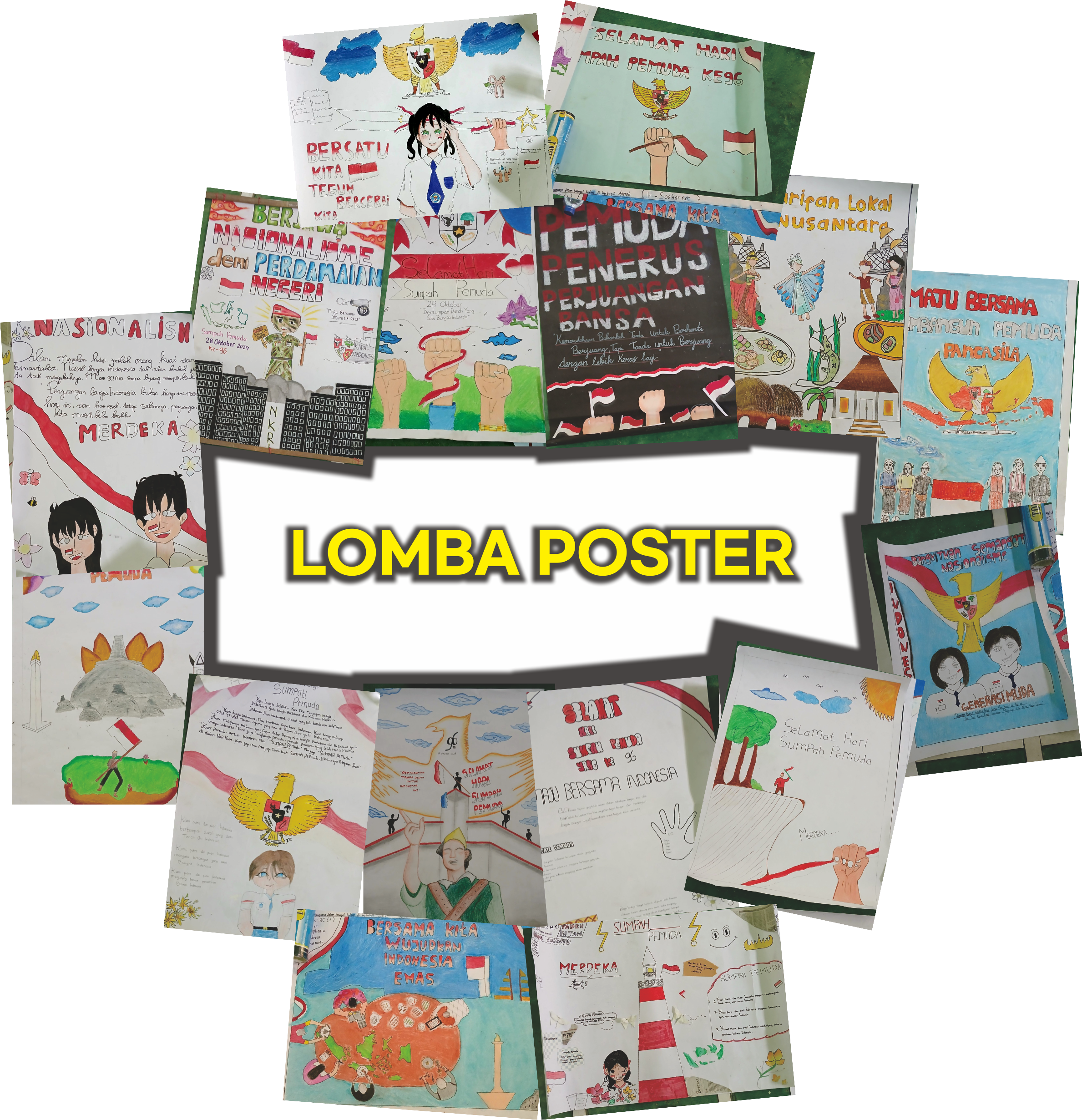 Lomba Poster Bulan Bahasa SMP Xaverius Metro 2024