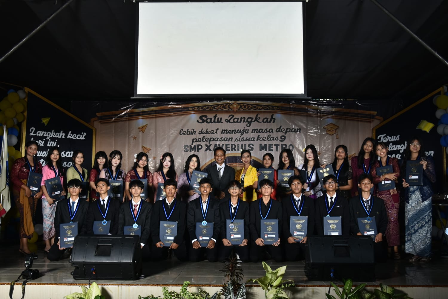 Kelas IX C SMP Xaverius Metro