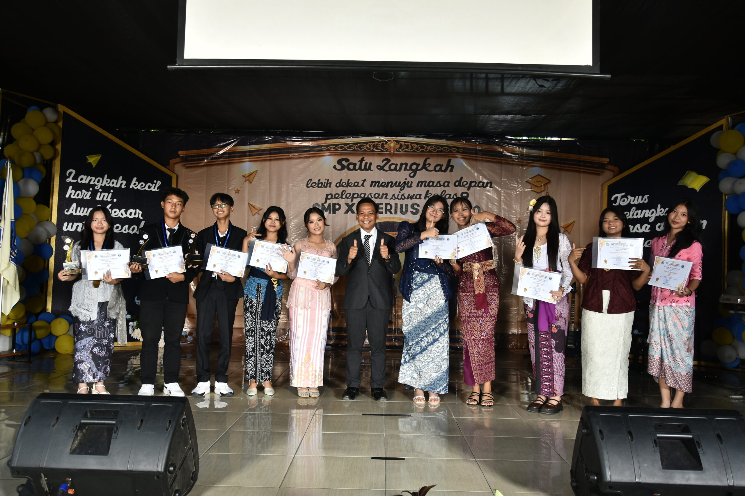 Pelepasan Kelas IX SMP Xaverius Metro 2026