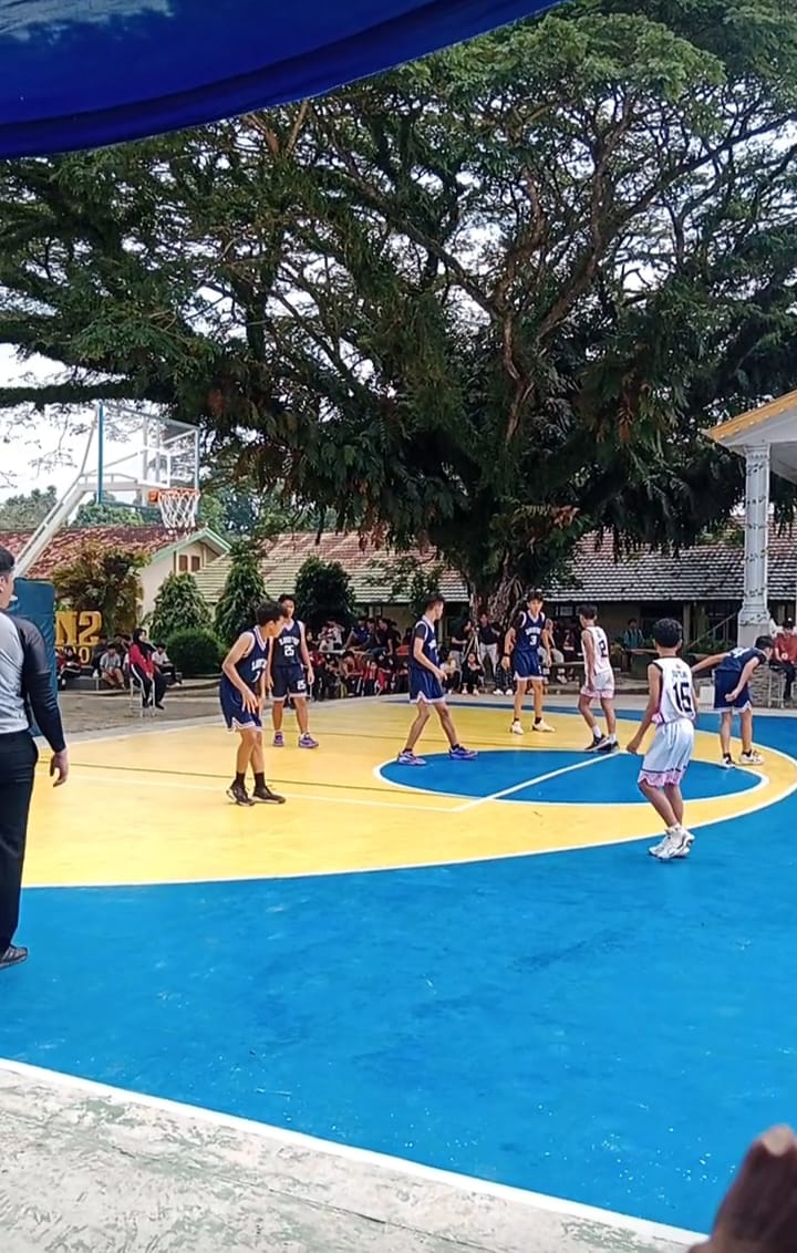 Penampilan Tim Basket SMP Xaverius Metro 1