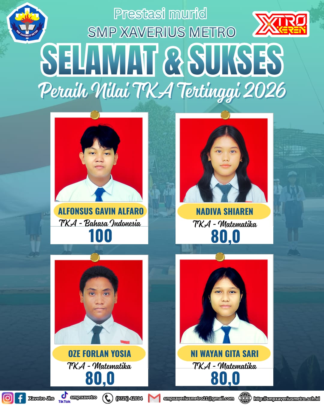 Daftar Peraih Nilai TKA 2026